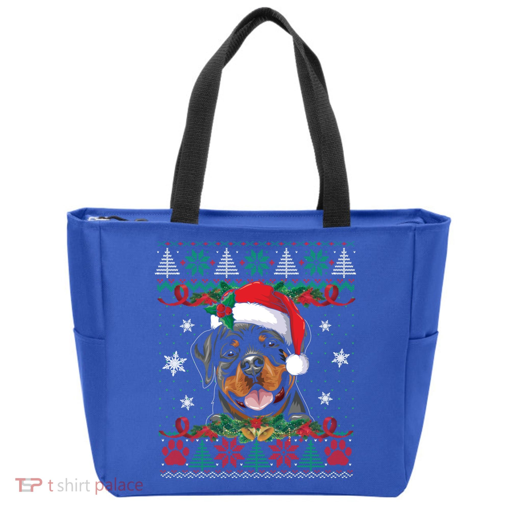 Rottweiler Christmas Santa Ugly Sweater Dog Lover Xmas Pjs Great Gift Tote Bag