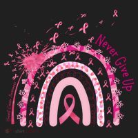 Rainbow Cancer Survivor Breast Cancer Pink Ribbon Beanie thumb 2