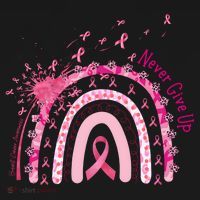 Rainbow Cancer Survivor Breast Cancer Pink Ribbon Women's Long Sleeve Shirt thumb 2