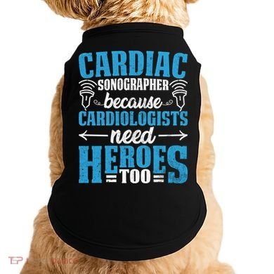 Rdcs Cardiac Sonographer Ultrasound Tech Technician Novelty Gift Doggie Tank