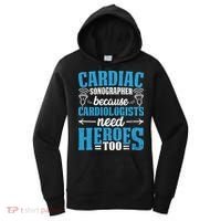 Rdcs Cardiac Sonographer Ultrasound Tech Technician Novelty Gift Women's Hoodie thumb 0