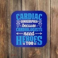 Rdcs Cardiac Sonographer Ultrasound Tech Technician Novelty Gift Coaster thumb 0