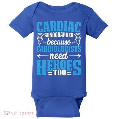 Rdcs Cardiac Sonographer Ultrasound Tech Technician Novelty Gift Baby Bodysuit