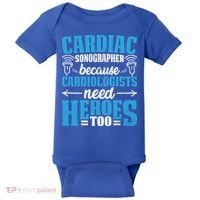 Rdcs Cardiac Sonographer Ultrasound Tech Technician Novelty Gift Baby Bodysuit thumb 0