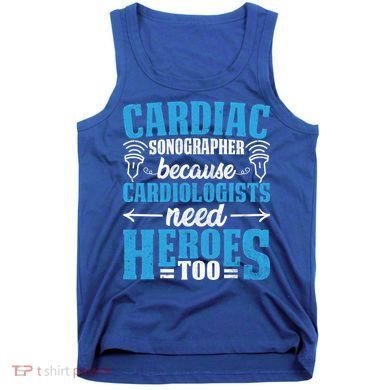 Rdcs Cardiac Sonographer Ultrasound Tech Technician Novelty Gift Tank Top