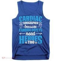 Rdcs Cardiac Sonographer Ultrasound Tech Technician Novelty Gift Tank Top thumb 0
