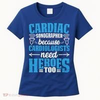Rdcs Cardiac Sonographer Ultrasound Tech Technician Novelty Gift Women's T-Shirt thumb 0
