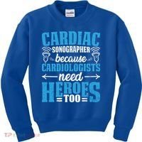 Rdcs Cardiac Sonographer Ultrasound Tech Technician Novelty Gift Kids Sweatshirt thumb 0