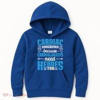 Rdcs Cardiac Sonographer Ultrasound Tech Technician Novelty Gift Kids Hoodie thumb 0