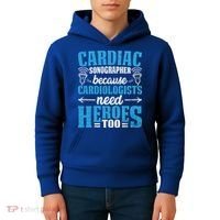 Rdcs Cardiac Sonographer Ultrasound Tech Technician Novelty Gift Kids Hoodie thumb 4