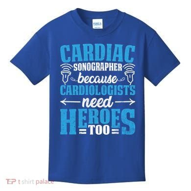 Rdcs Cardiac Sonographer Ultrasound Tech Technician Novelty Gift Kids T-Shirt