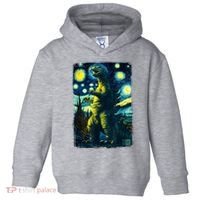 Retro Classic Starry Night Legendary Japanese Kaiju Toddler Hoodie thumb 0