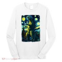 Retro Classic Starry Night Legendary Japanese Kaiju Long Sleeve Shirt thumb 0