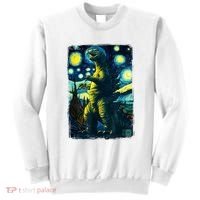 Retro Classic Starry Night Legendary Japanese Kaiju Sweatshirt thumb 0