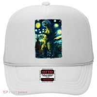 Retro Classic Starry Night Legendary Japanese Kaiju Hat thumb 0
