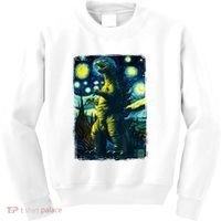 Retro Classic Starry Night Legendary Japanese Kaiju Kids Sweatshirt thumb 0