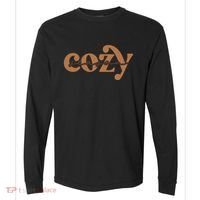 Retro Cozy Season Comfort Colors Heavyweight Long Sleeve T-Shirt thumb 0