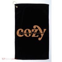 Retro Cozy Season Golf Towel thumb 0