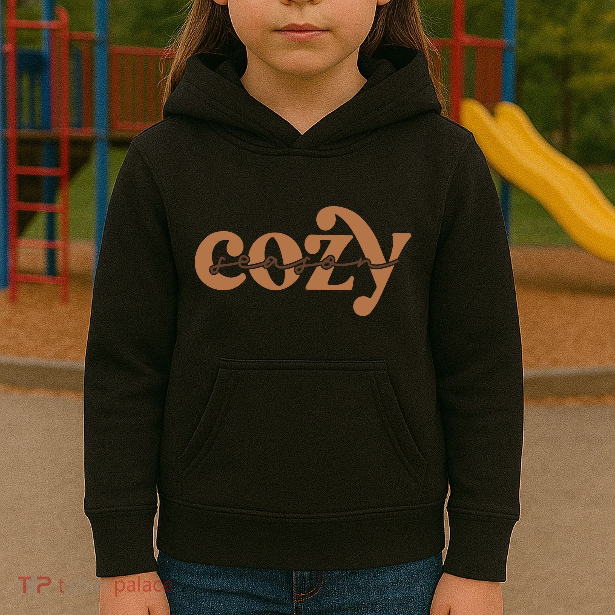 Retro Cozy Season Kids Hoodie