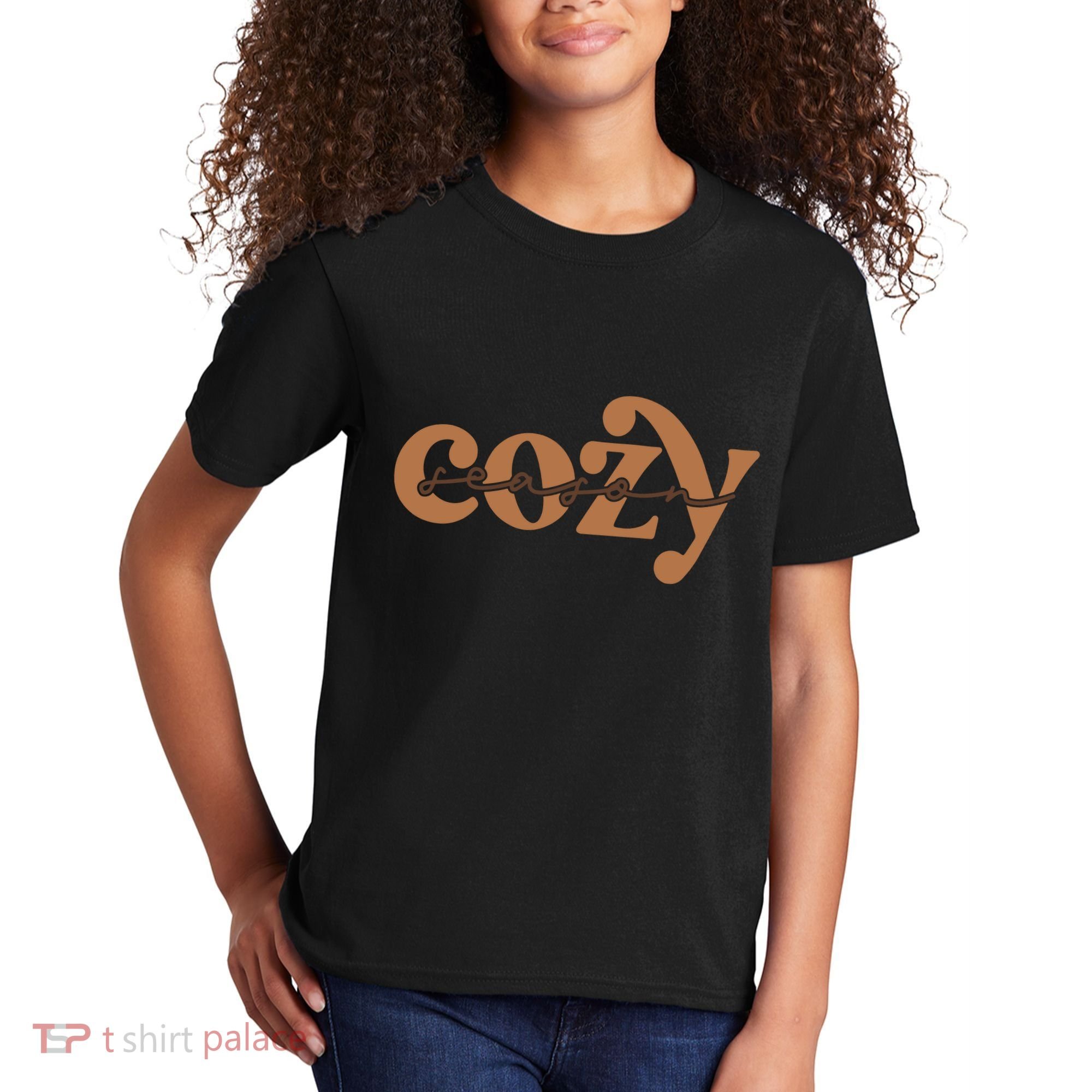 Retro Cozy Season Kids T-Shirt