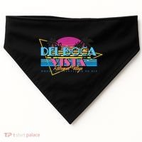 Retro City Summer Trip USA-Made Doggie Bandana thumb 0