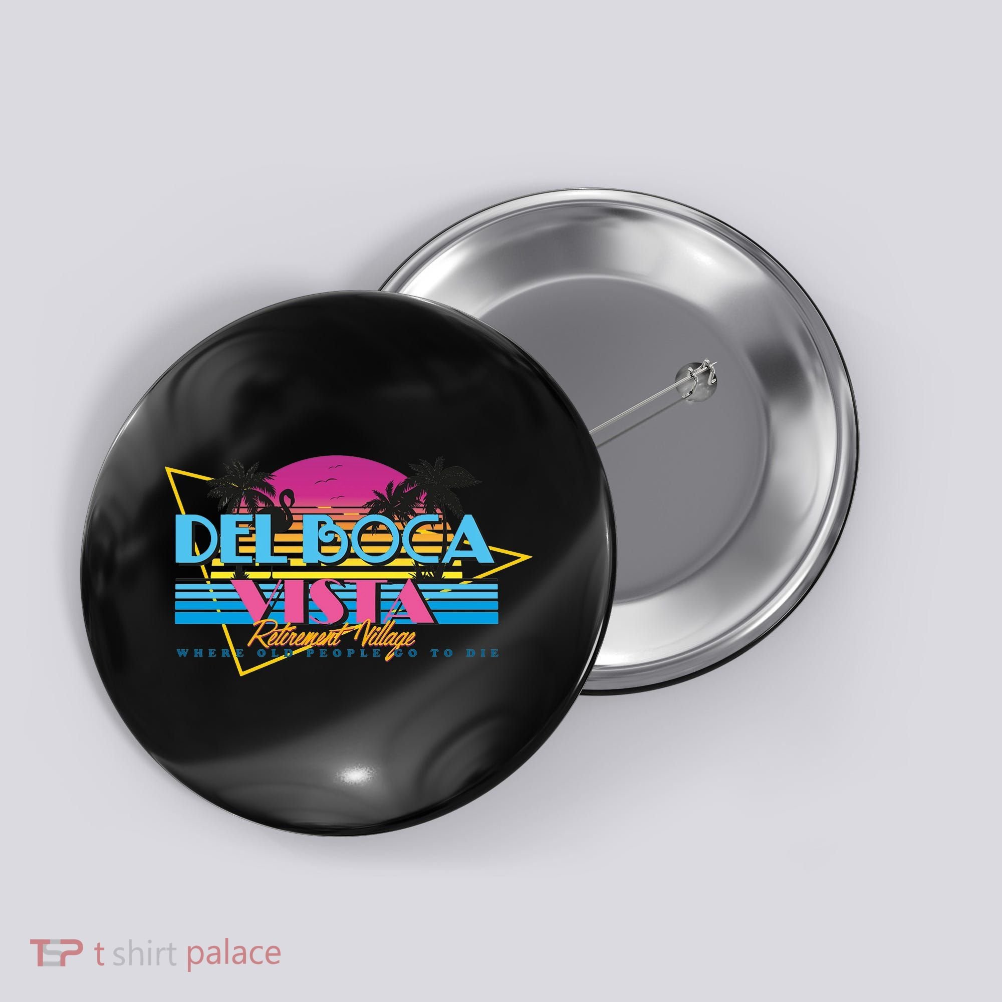 Retro City Summer Trip Button