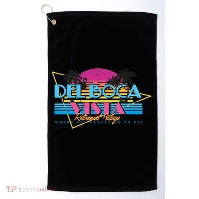 Retro City Summer Trip Golf Towel