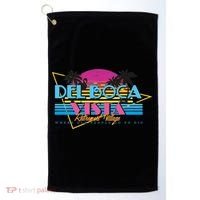 Retro City Summer Trip Golf Towel thumb 0