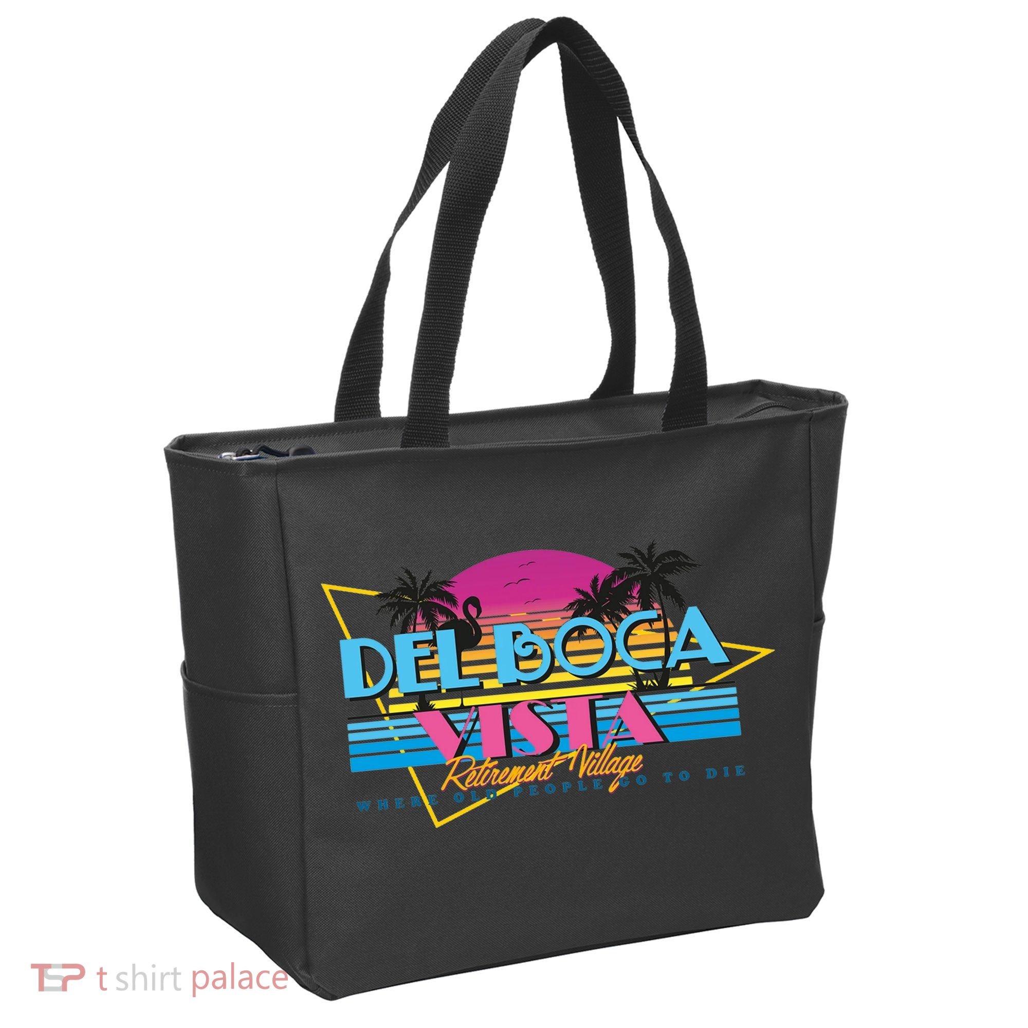 Retro City Summer Trip Tote Bag