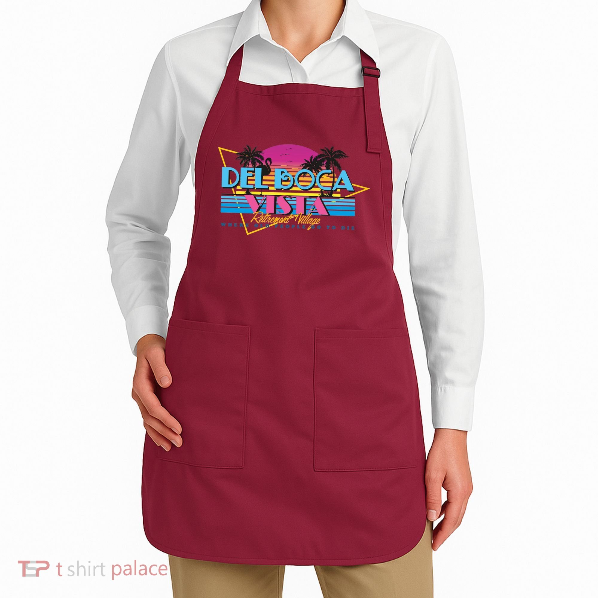 Retro City Summer Trip Apron