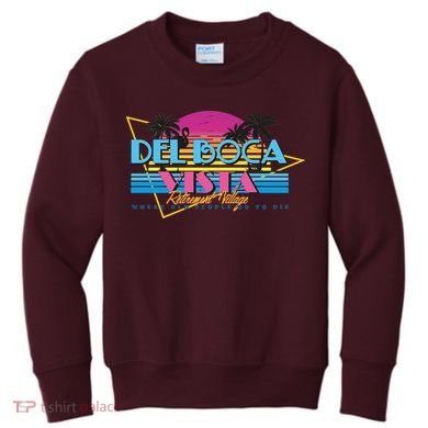 Retro City Summer Trip Kids Sweatshirt