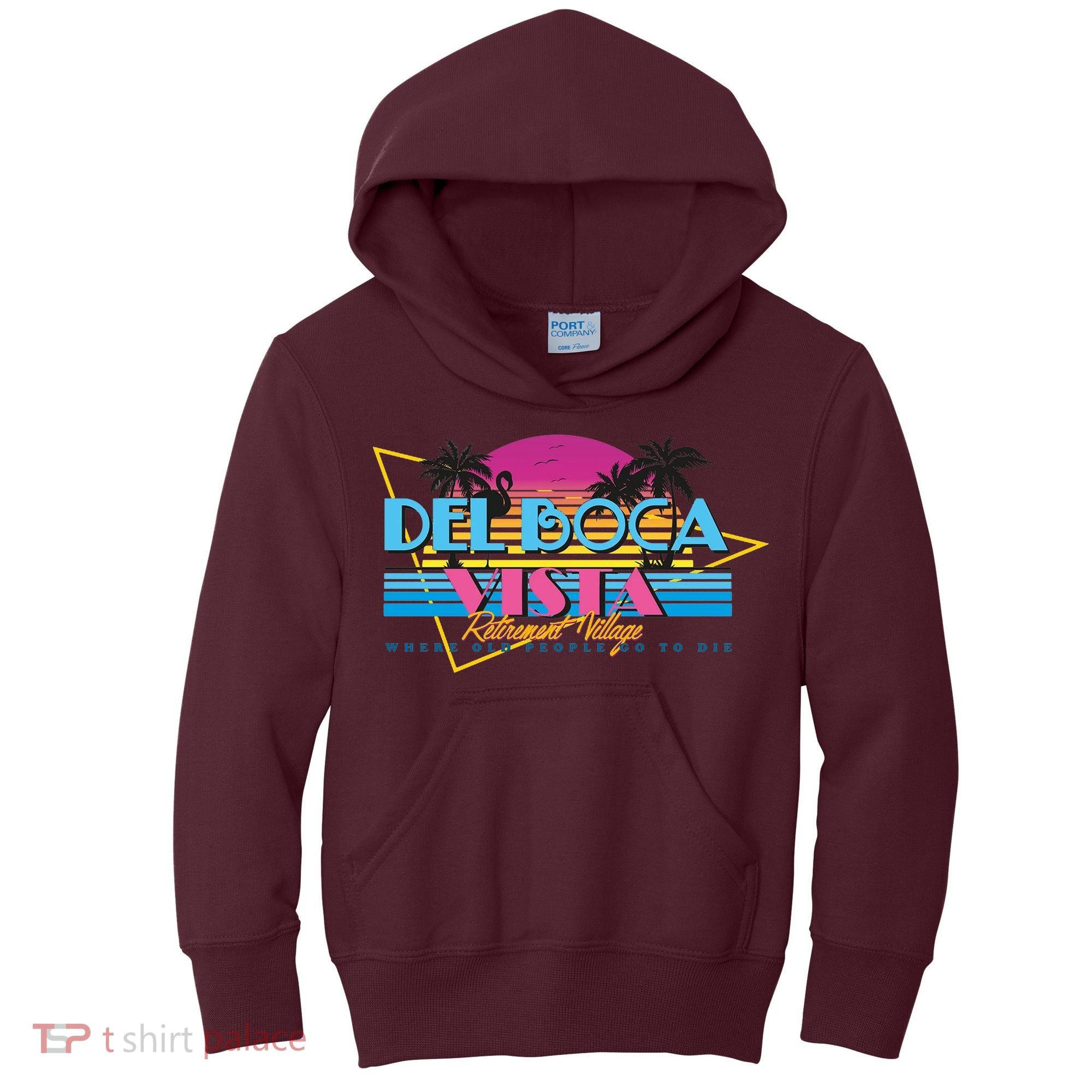 Retro City Summer Trip Kids Hoodie