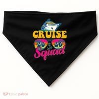 Retro Cruise Squad 2026 Vacation USA-Made Doggie Bandana thumb 0