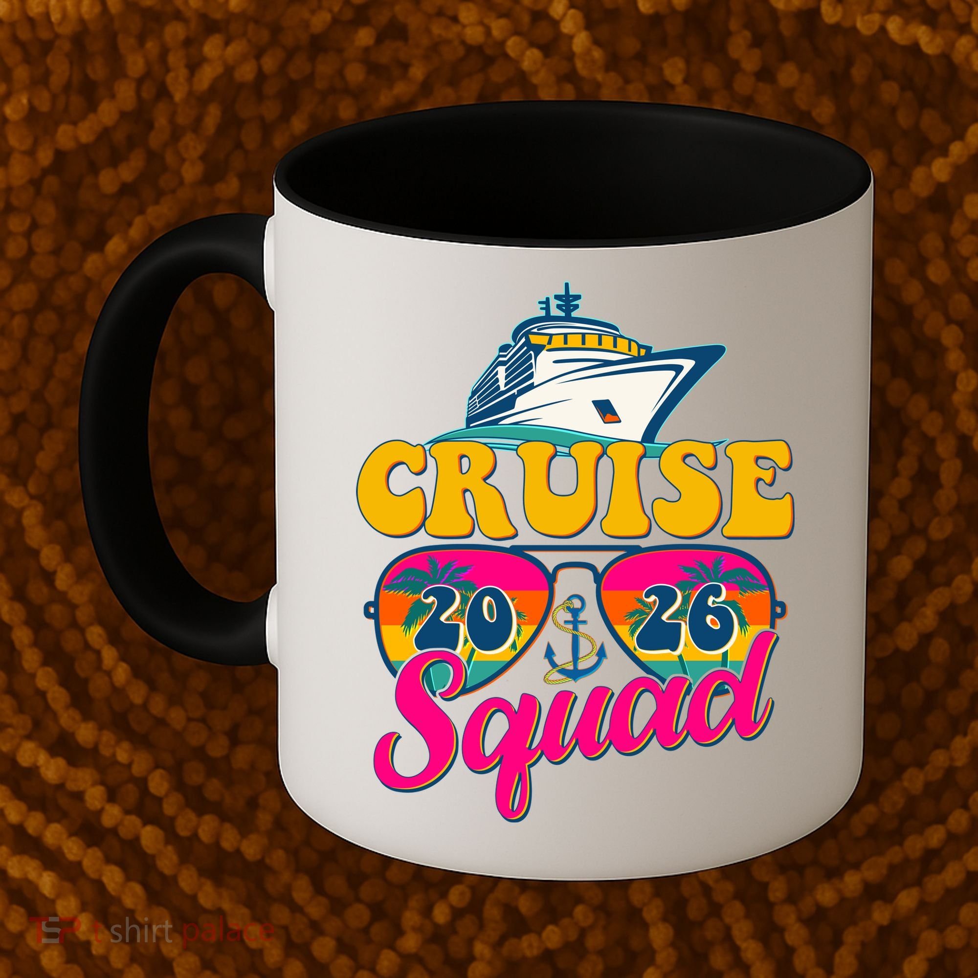 Retro Cruise Squad 2026 Vacation Coffee Mug