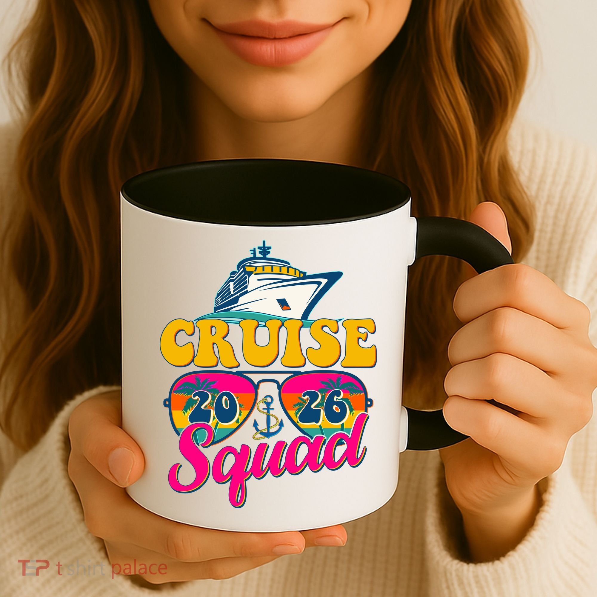 Retro Cruise Squad 2026 Vacation Coffee Mug
