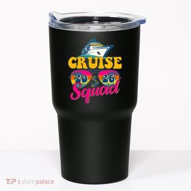 Retro Cruise Squad 2026 Vacation Tumbler
