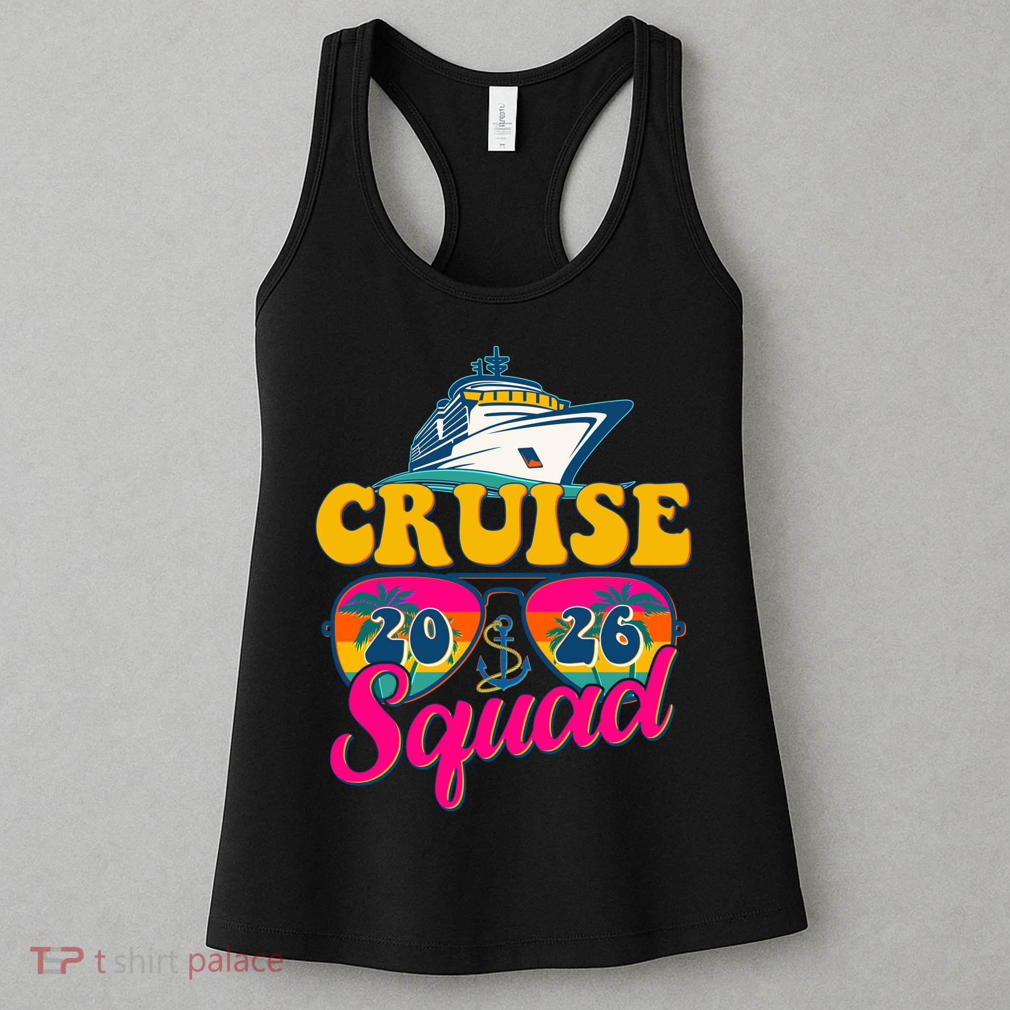 Retro Cruise Squad 2026 Vacation Women's Tank Top