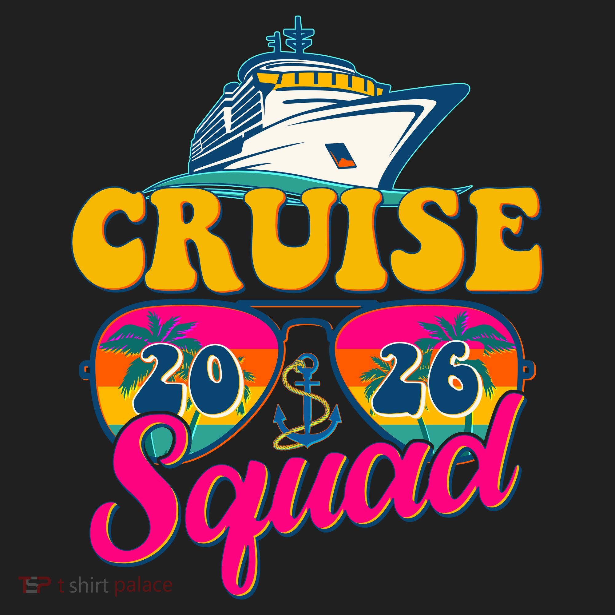 Retro Cruise Squad 2026 Vacation Hat