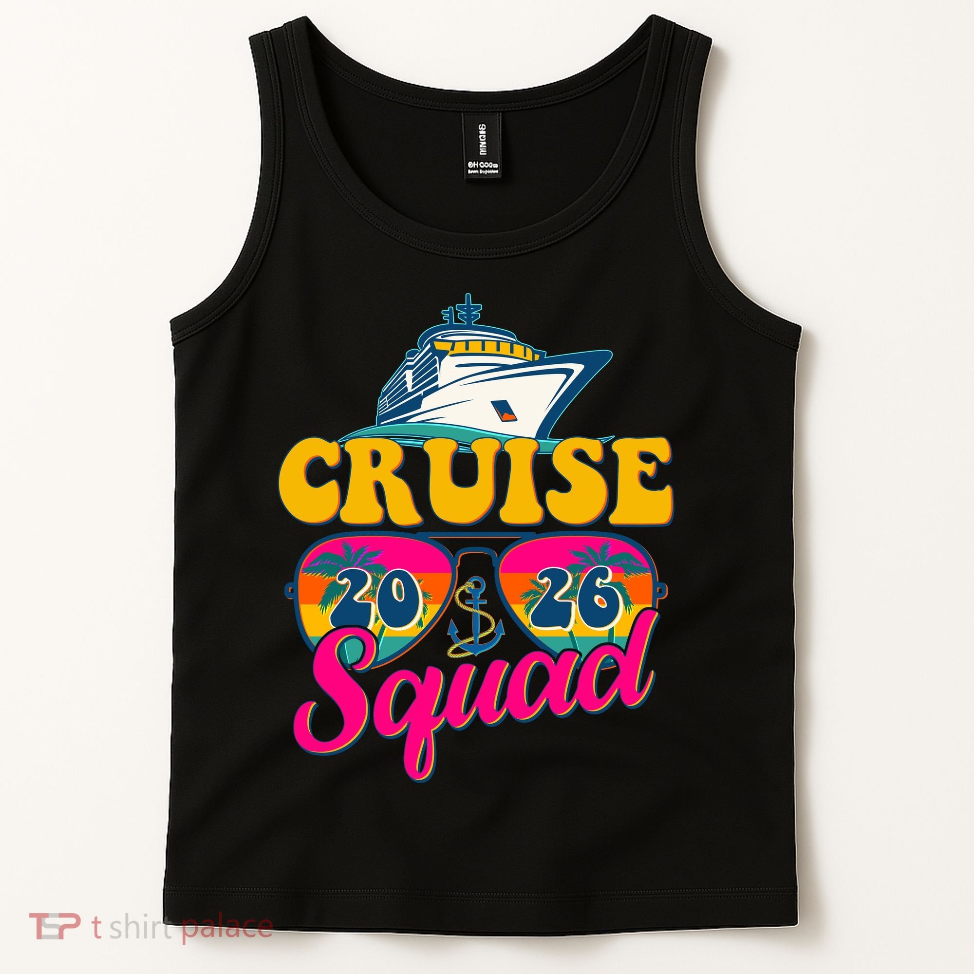 Retro Cruise Squad 2026 Vacation Tank Top