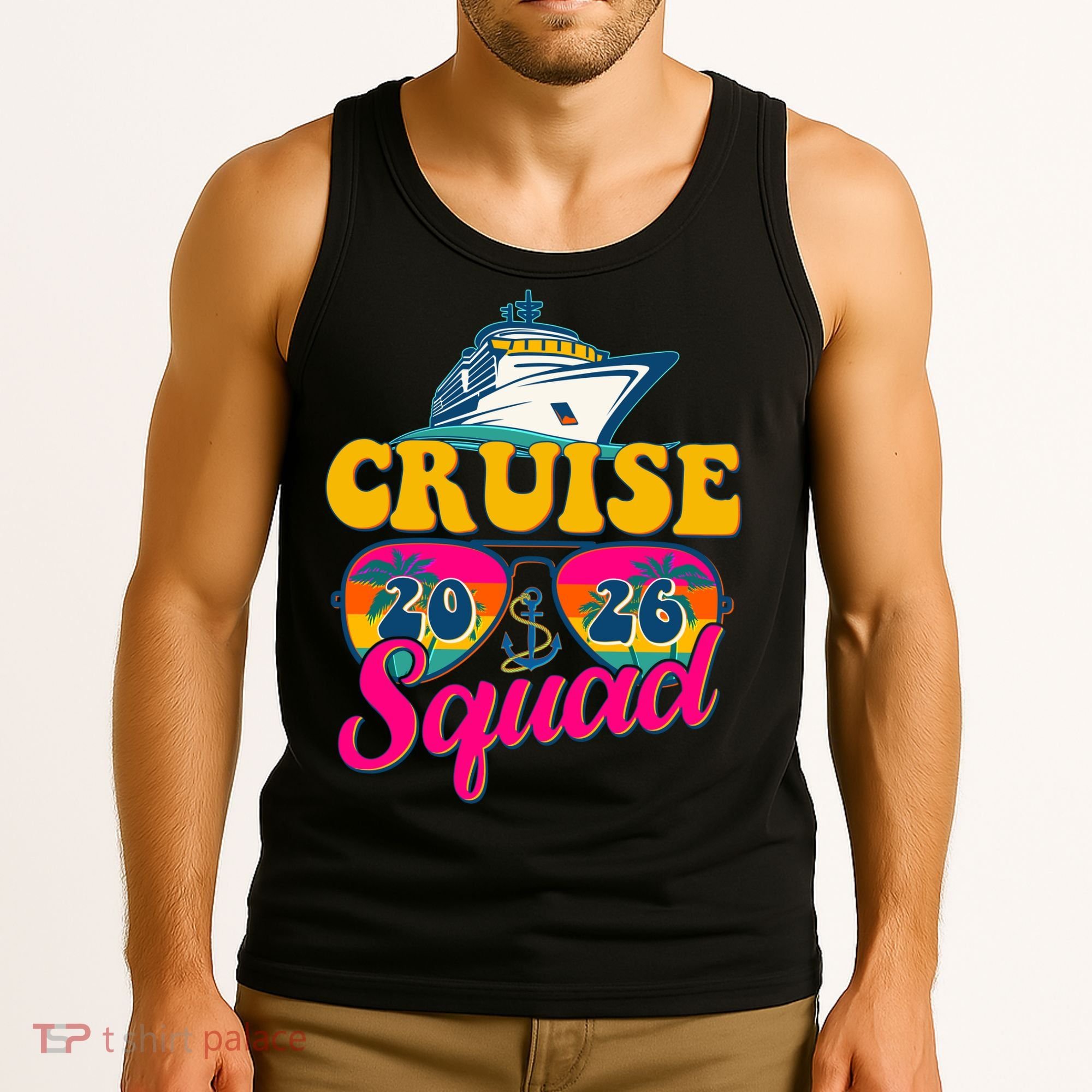 Retro Cruise Squad 2026 Vacation Tank Top