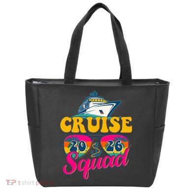 Retro Cruise Squad 2026 Vacation Tote Bag