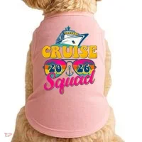 Retro Cruise Squad 2026 Vacation Doggie Tank thumb 0