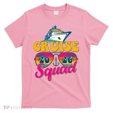Retro Cruise Squad 2026 Vacation T-Shirt