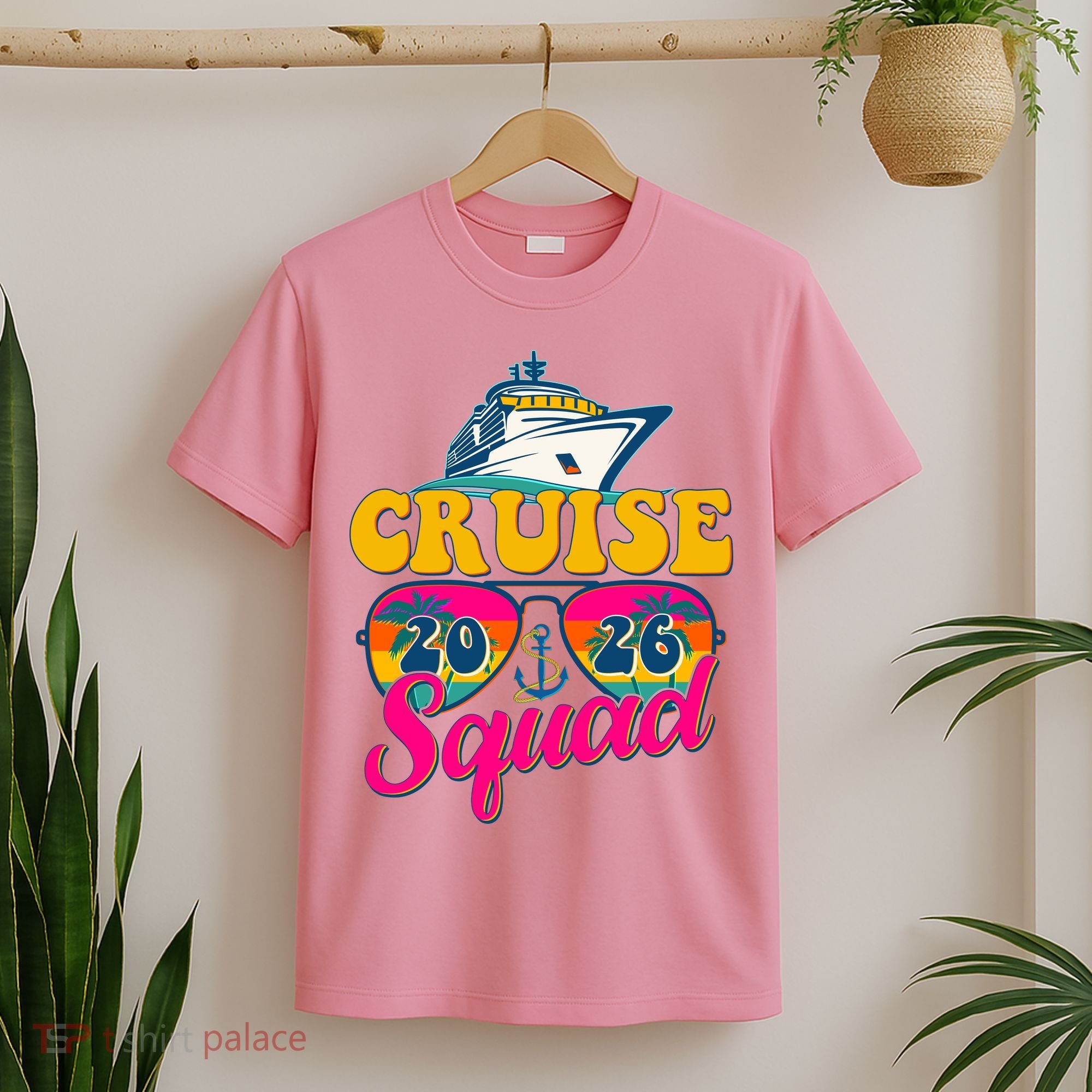 Retro Cruise Squad 2026 Vacation T-Shirt