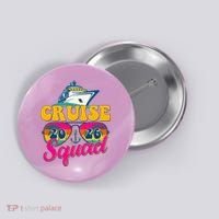 Retro Cruise Squad 2026 Vacation Button thumb 0