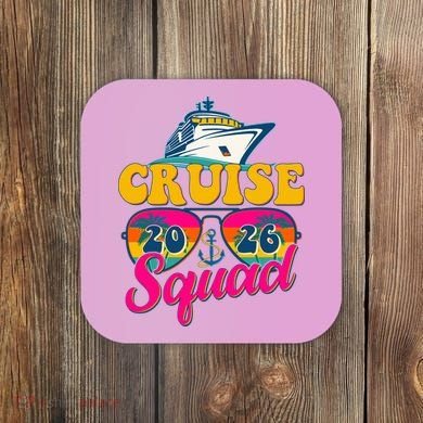 Retro Cruise Squad 2026 Vacation Coaster