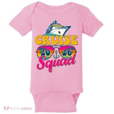 Retro Cruise Squad 2026 Vacation Baby Bodysuit