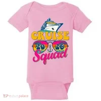 Retro Cruise Squad 2026 Vacation Baby Bodysuit thumb 0