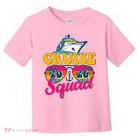 Retro Cruise Squad 2026 Vacation Toddler T-Shirt thumb 0