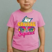 Retro Cruise Squad 2026 Vacation Toddler T-Shirt thumb 2